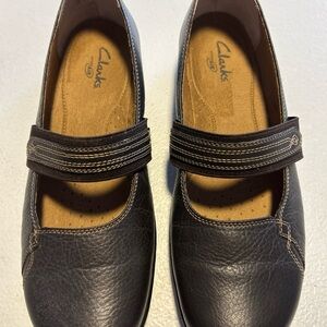 Clarks Black Mary Jane Shoes